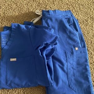 FIGS Scrub Set-Winning Blue